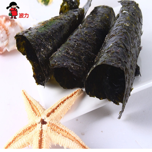 波力（Bonny）波力海苔原味12gx5大袋（12切4枚12束）六一节零食礼物